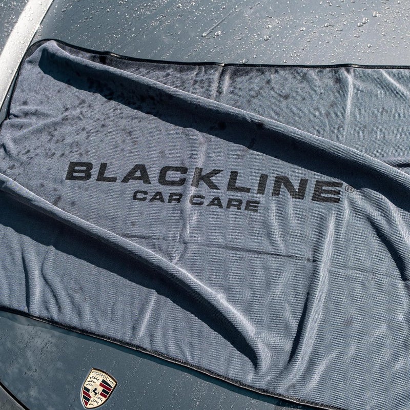 BlackLine 24"x36" Slim Twisted-Loop Drying Towel, 800GSM, Streak Free, Lint Free, Reusable - Car Accessories, Bath Towels, Microfiber Cleaning Cloth - One Pass is All You Need - Image 3